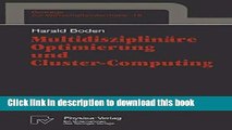 PDF  MultidisziplinÃ¤re Optimierung und Cluster-Computing (BeitrÃ¤ge zur Wirtschaftsinformatik)