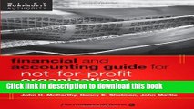 Books Financial and Accounting Guide for Not-for-Profit Organizations Free Online