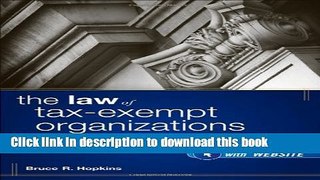 Ebook The Law of Tax-Exempt Organizations Full Online