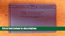 Ebook Thought of Cicero: Philosophical Selections (Alpha Classics) (Latin and English Edition)