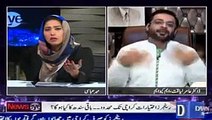 Intense Fight Between Aamir Liaqut and Meher Abbasi in a Live Show