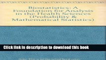 Ebook Biostatistics: A Foundation for Analysis in the Health Sciences (Probability   Mathematical
