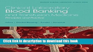 Books Clinical Laboratory Blood Banking and Transfusion Medicine Practices (Pearson Clinical