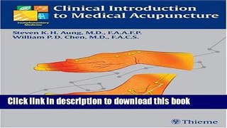 Books Clinical Introduction to Medical Acupuncture Full Online
