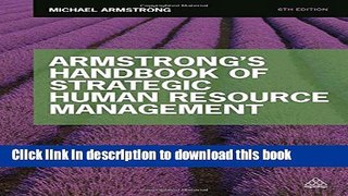 Books Armstrong s Handbook of Strategic Human Resource Management Full Online