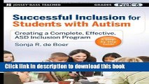 Books Successful Inclusion for Students with Autism: Creating a Complete, Effective ASD Inclusion
