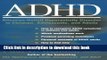 Books ADHD: Attention-Deficit Hyperactivity Disorder in Children, Adolescents, and Adults Free