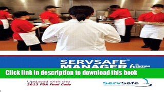 Books ServSafe Manager, Revised with ServSafe Exam Answer Sheet (6th Edition) Full Online