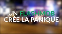 Les images du flashmob pris pour un attentat en Espagne