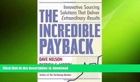 DOWNLOAD The Incredible Payback: Innovative Sourcing Solutions That Deliver Extraordinary Results