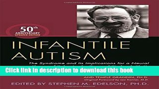 Ebook Infantile Autism: The Syndrome and Its Implications for a Neural Theory of Behavior by