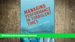 READ THE NEW BOOK Managing Performance in Turbulent Times: Analytics and Insight FREE BOOK ONLINE