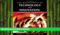 DOWNLOAD The Management of Technology and Innovation: A Strategic Approach (with InfoTrac) READ