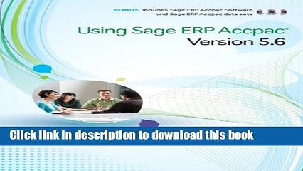 [Read PDF] Using Sage ERP Accpac Version 5.6 Ebook Free