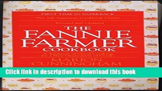Ebook The Fannie Farmer Cookbook Free Online