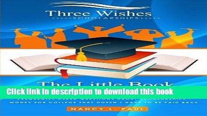 Books The Little Book About Scholarships: Frequently asked questions about scholarships. Money for