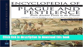 Books Encyclopedia of Plague and Pestilence: From Ancient Times to the Present (Facts on File