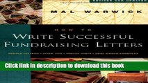 Books How to Write Successful Fundraising Letters Full Online