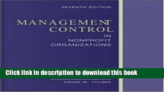 Ebook Management Control In Nonprofit Organizations Full Online