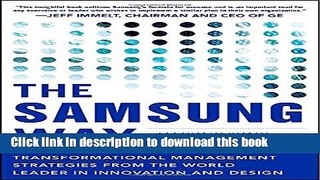 Books The Samsung Way: Transformational Management Strategies from the World Leader in Innovation