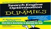 Ebook Search Engine Optimization For Dummies, Second Edition (For Dummies (Computer/Tech)) Free