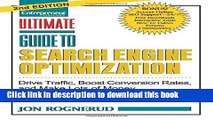 Books Ultimate Guide to Search Engine Optimization: Drive Traffic, Boost Conversion Rates and Make