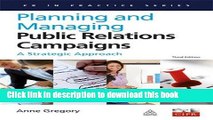 Books Planning and Managing Public Relations Campaigns: A Strategic Approach (PR in Practice) Full