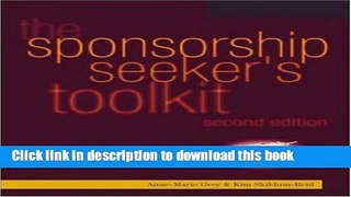 Ebook The Sponsorship Seeker s Toolkit, Second Edition Full Online