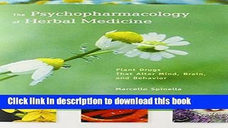 Ebook The  Psychopharmacology of Herbal Medicine: Plant Drugs That Alter Mind, Brain, and Behavior