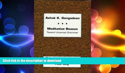 READ book  Meditative Reason (Revisioning Philosophy)  FREE BOOOK ONLINE