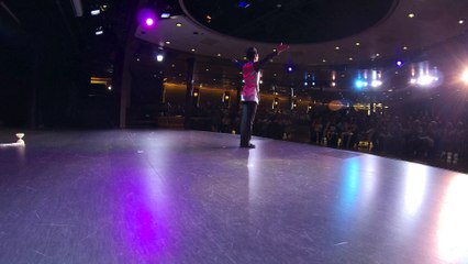 ms.Prinsendam 22,July,2016 Tempei juggling stage on board 天平ジャグリングショー フィナーレ 豪華客船プリンセンダム号