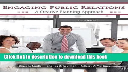 Books Engaging Public Relations: A Creative Planning Approach Full Online