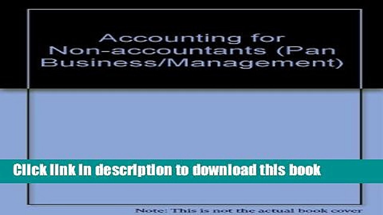 Download  Accounting for Non-accountants (Pan Business/Management)  Online