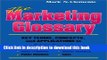 Ebook The Marketing Glossary: Key Terms, Concepts and Applications Free Online