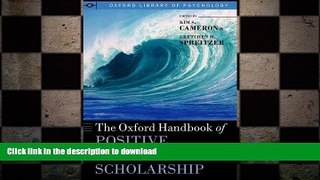 FAVORIT BOOK The Oxford Handbook of Positive Organizational Scholarship (Oxford Library of