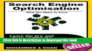Ebook Search Engine Optimisation - What You Need to Know (SEO Guide) Full Online