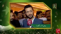 Atif Aslam Wishes Independence Day -03-08-2016- 92NewsHD