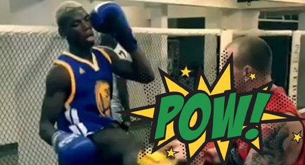 Quand Pogba se met à la boxe thaï