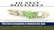 Ebook 10 SEO Mistakes: Every Website Owner Needs to Know About   Avoid at All Costs and 5