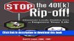 Books Stop the 401(k) Rip-Off!: Eliminate Costly Hidden Fees to Improve Your Life Full Online