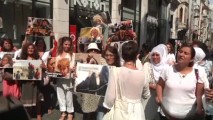 Beyoğlu'nda Daeş Protestosu