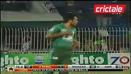 Mohammad Amir Takes Umar Akmal Out