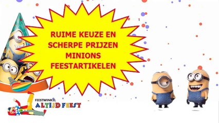 Een Minions verjaardag vier je met Feestwinkel Altijd Feest!
