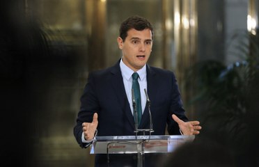 Albert Rivera tras su reunión con Rajoy