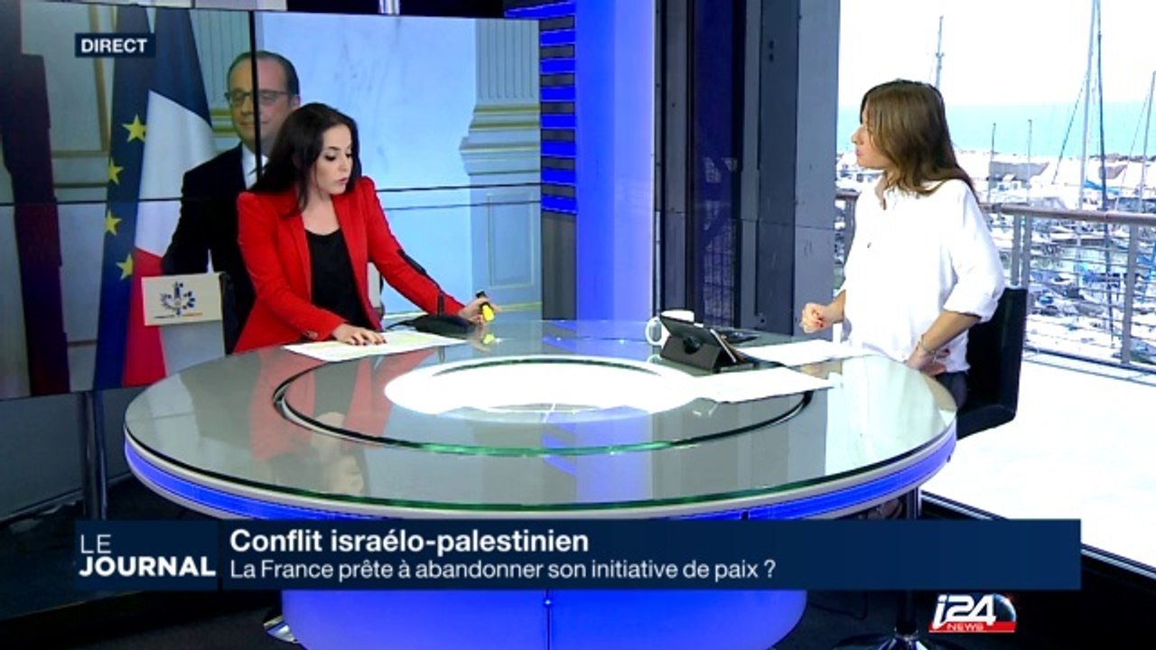"Si Israël et les Palestiniens négocient directement, la France pourrait retirer son initiative de paix", Hollande