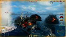 World Of Warships Battleships Gameplay! USS North Carolina Tier 8 Battleship!