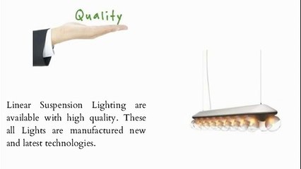 Benefits of Using Linear Suspension Lighting