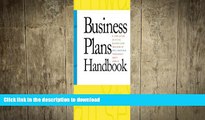 READ PDF Business Plans Handbook: A Compilation of Actual Business Plans Developed By Small