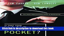 Ebook Is That Your Hand in My Pocket?: The Sales Professional s Guide to Negotiating Full Online