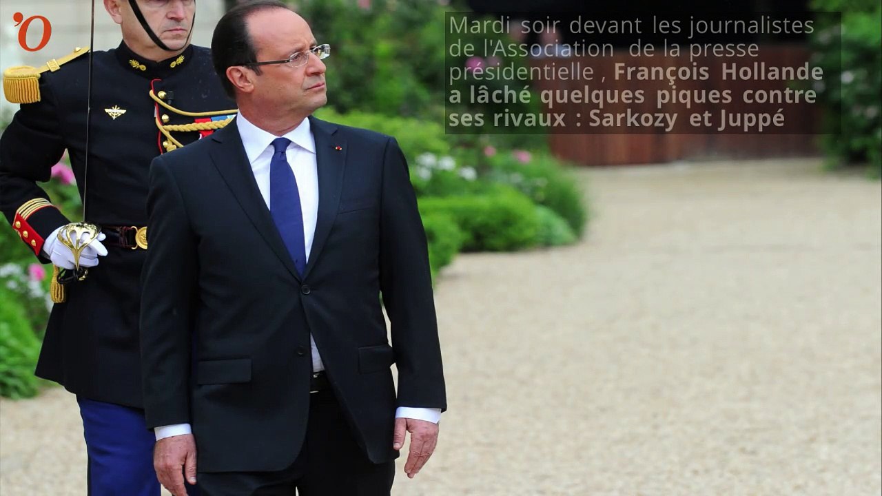 François Hollande critique Nicolas Sarkozy et Alain Juppé